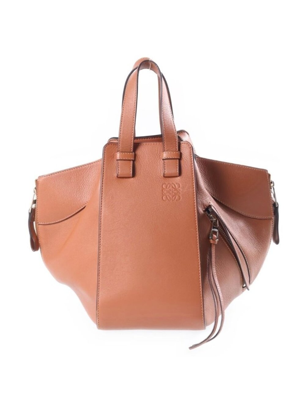 Loewe Hammock Small Shoulder Bag Leather Brown